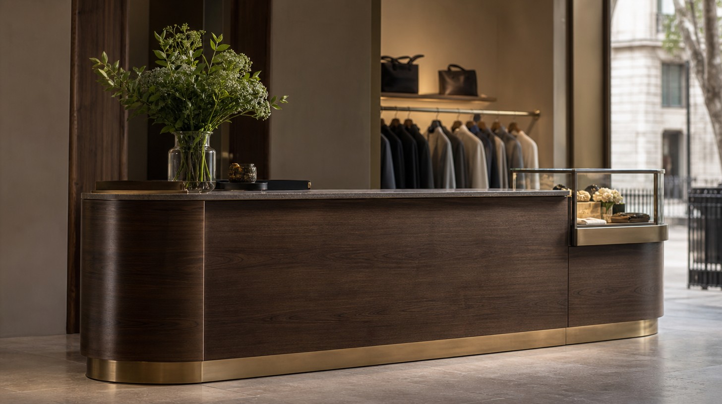 concevoir un comptoir de vente sur mesure